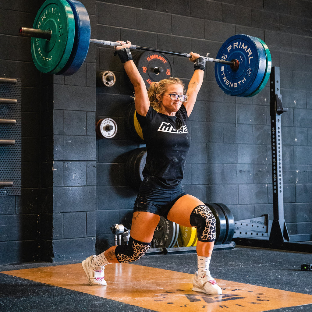 V2 7mm Knee Sleeves - Leopard Print (Pair)-2